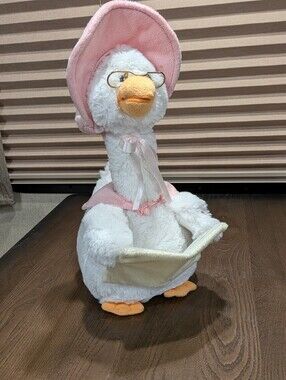 14" Pink Storytime Mother Goose Stuffed Animal, Cuddle Barn Pink Mother Goose